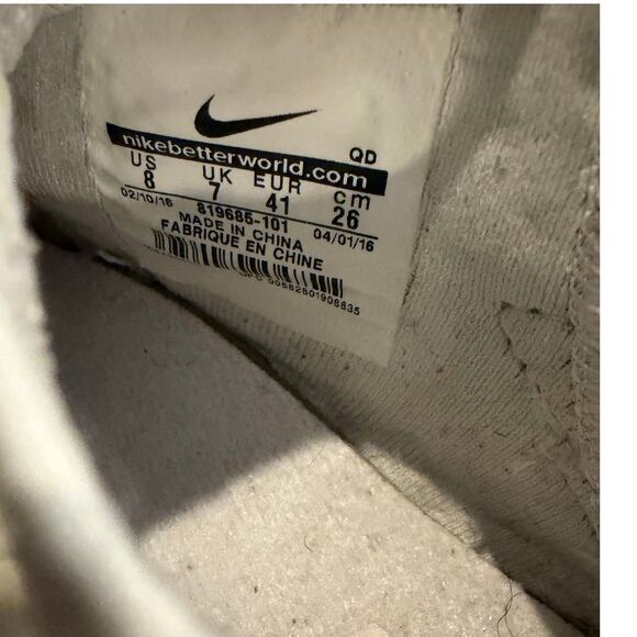 Nike Air Huarache Run Ultra, Triple White, 819685-101, Mens Running, Size 8 - Picture 2 of 7